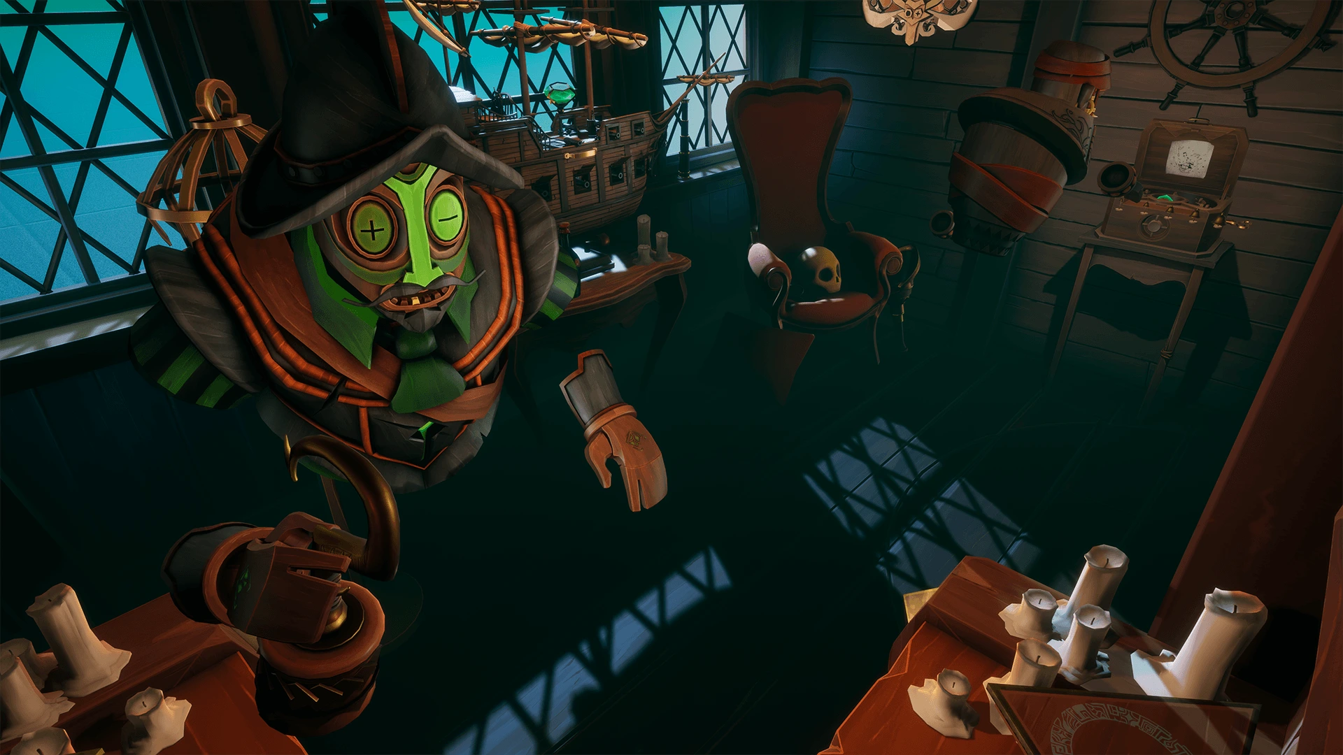 Escenario pirata de The Corsair’s Curse en realidad virtual